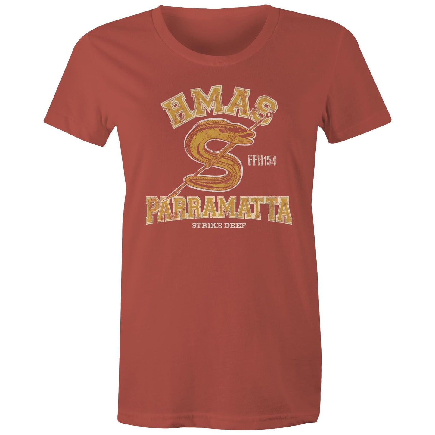 HMAS Parramatta (IV) FFH154 Women's T-shirt (style Alpha, colour)