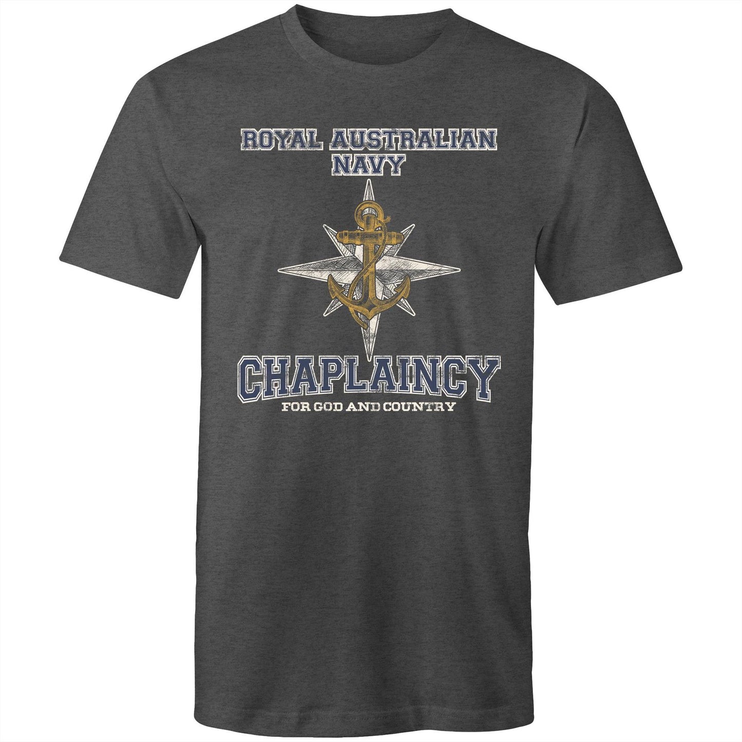 RAN Chaplaincy Branch Men's T-shirt (style Alpha, colour)