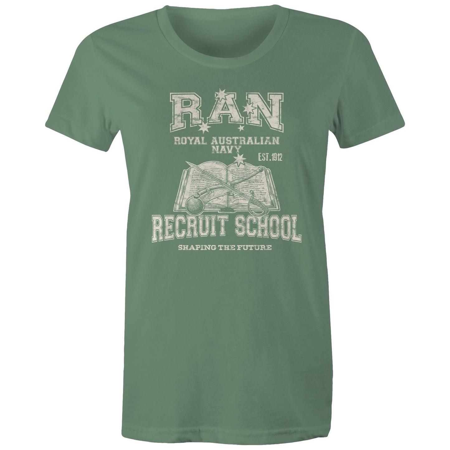 RAN Recruit School Women's T-shirt (style Alpha, white)