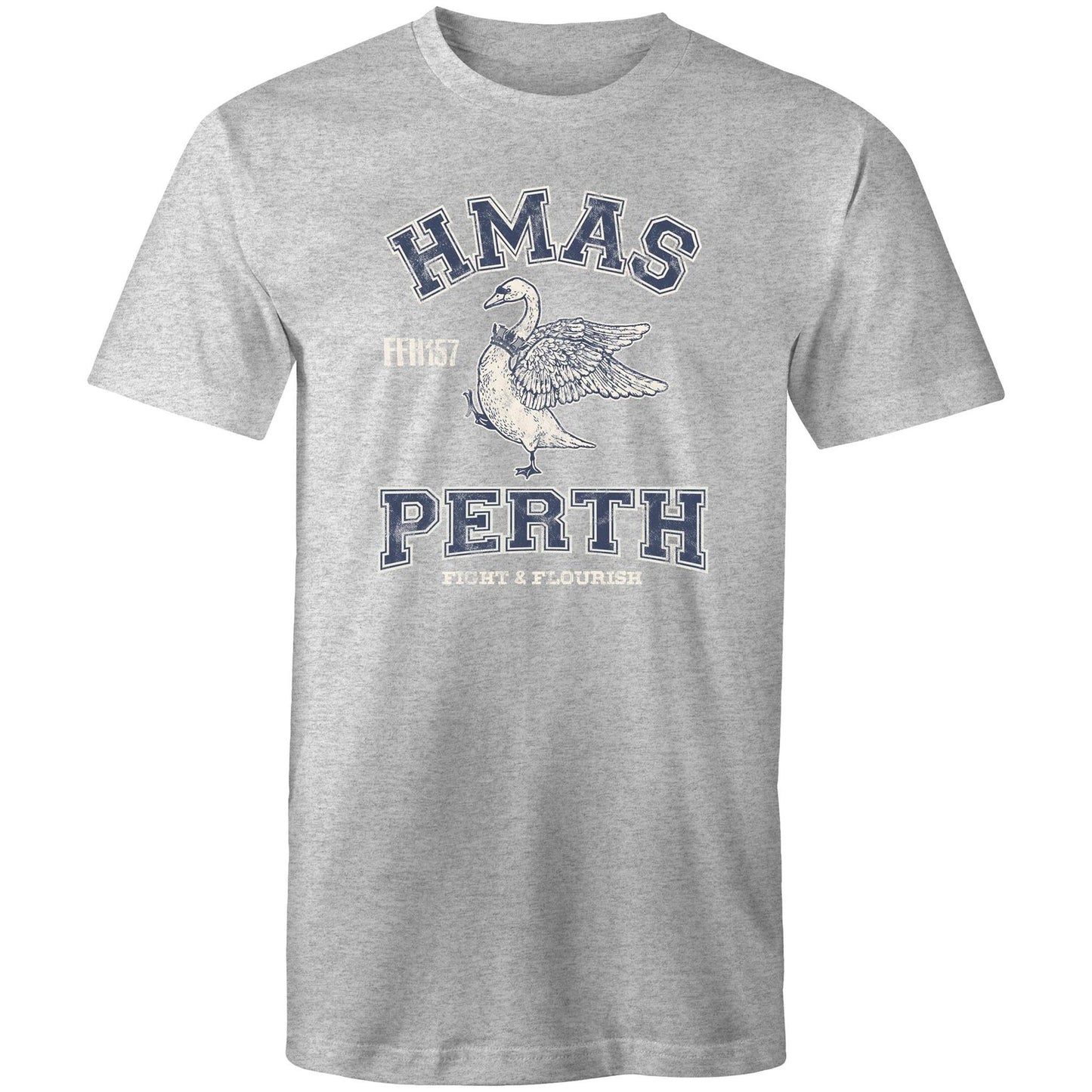 HMAS Perth (III) FFH157 Men's T-shirt (style Alpha, blue)