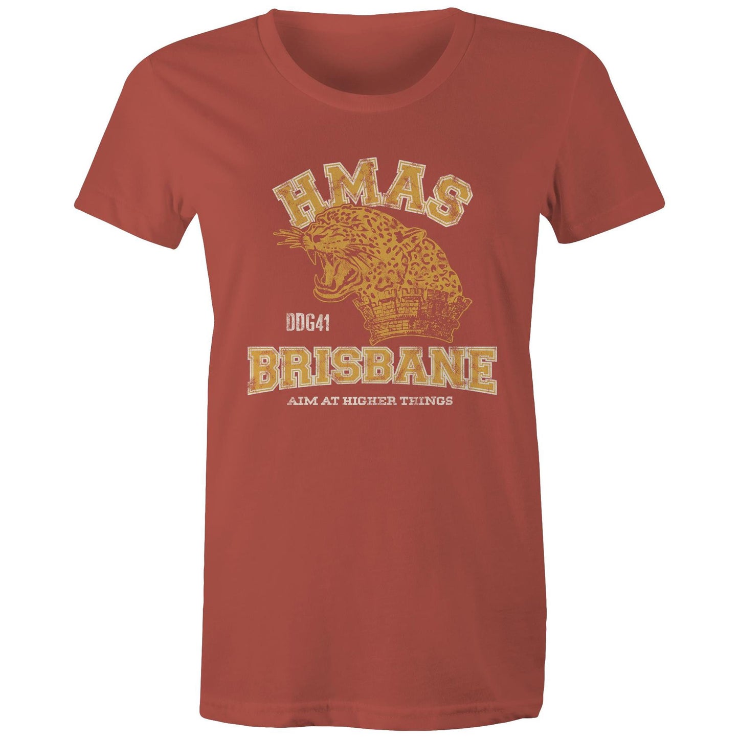HMAS Brisbane (III) DDG41 Women's T-shirt colour (Style Alpha)