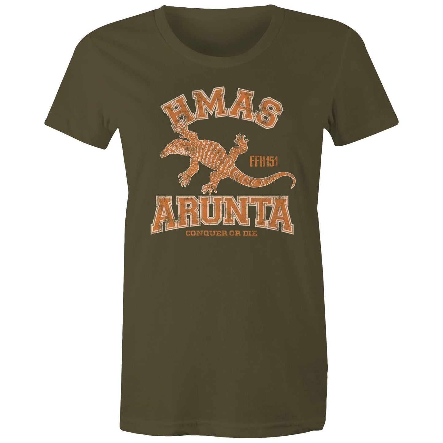 HMAS Arunta (II) FFH151 Women's T-shirt (style Alpha, colour)