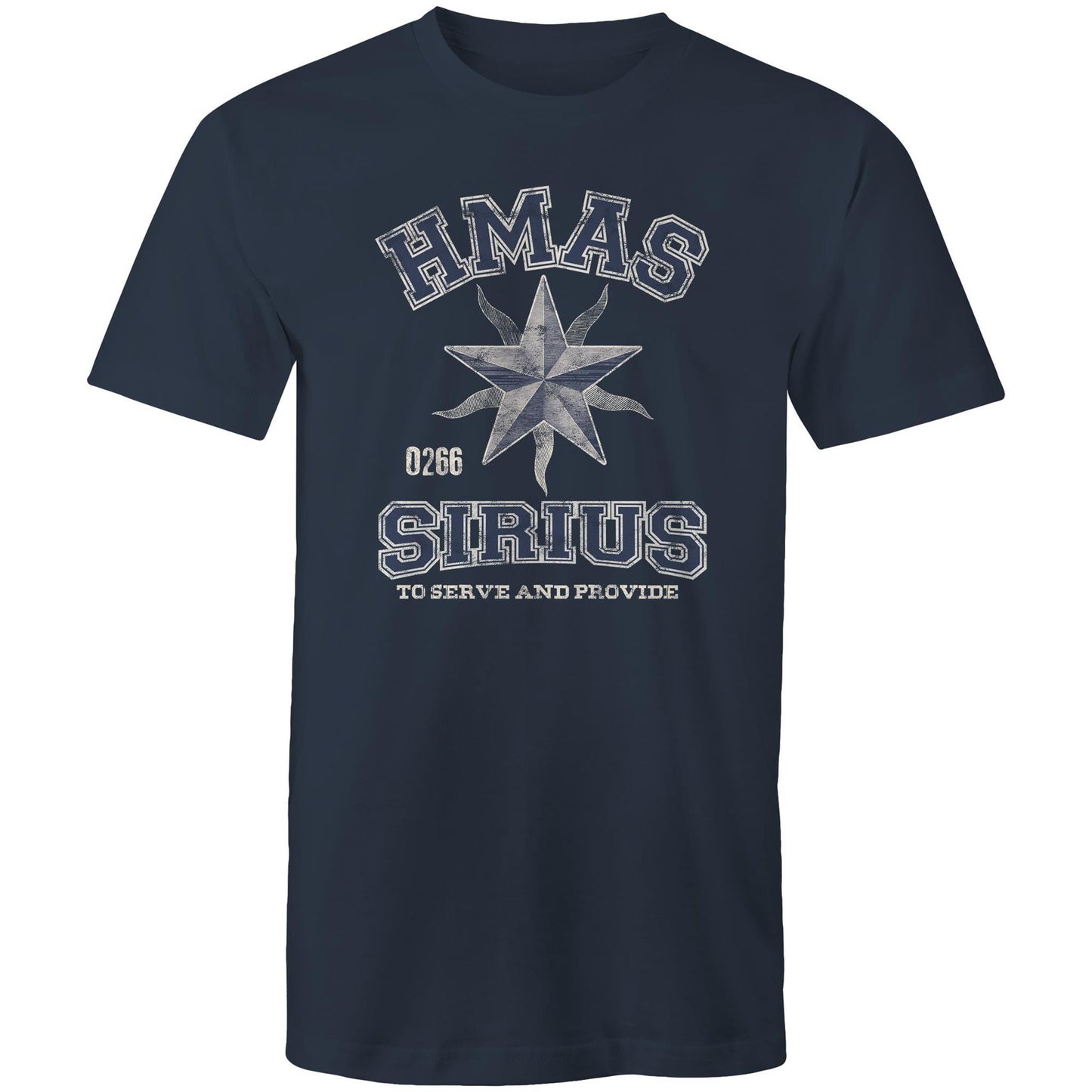HMAS Sirius O266 Men's T-shirt (style Alpha, blue)