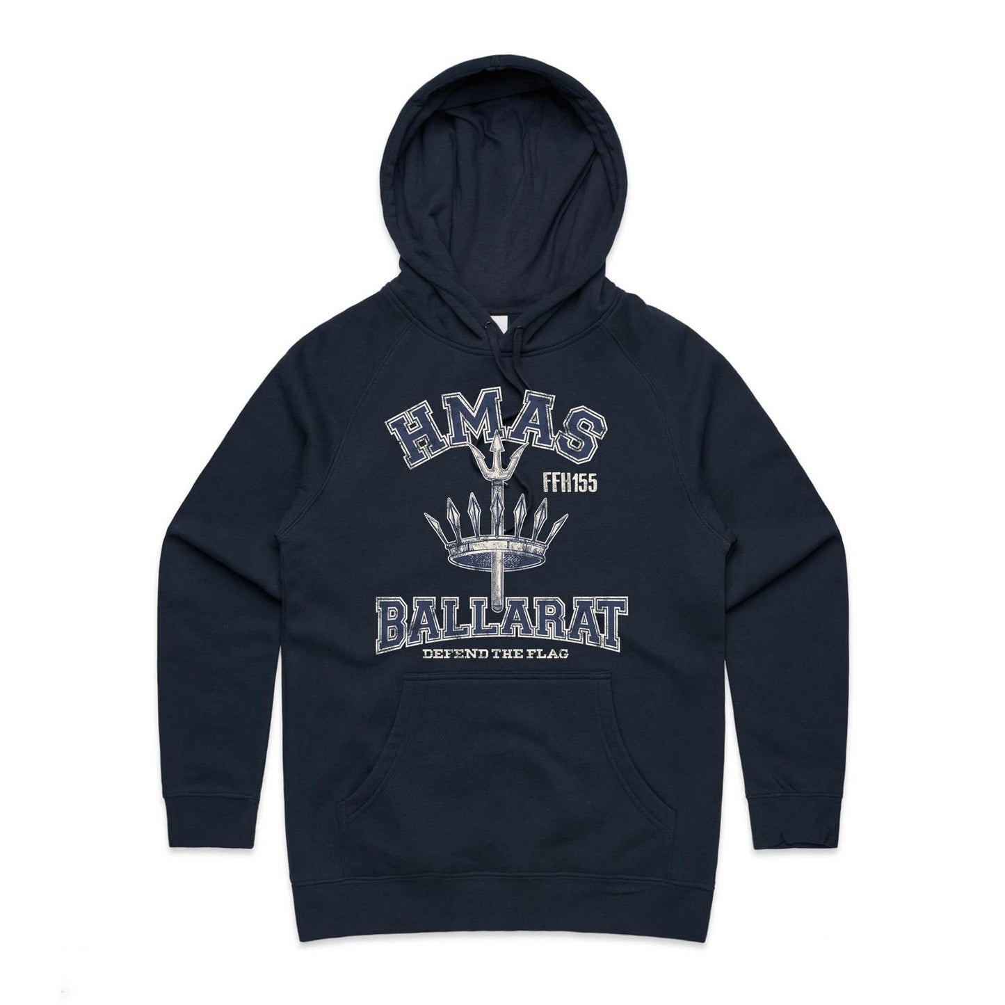 HMAS Ballarat (II) FFH155 Women's Hoodie (style Alpha)
