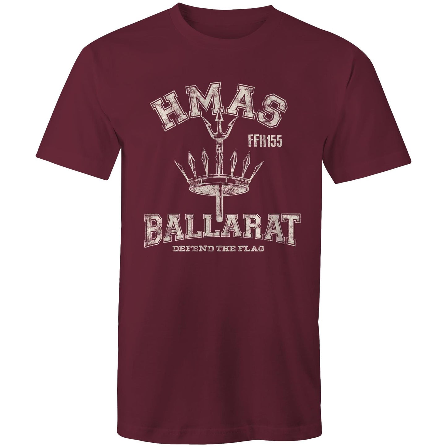 HMAS Ballarat (II) FFH155 Men's T-shirt (style Alpha, white)