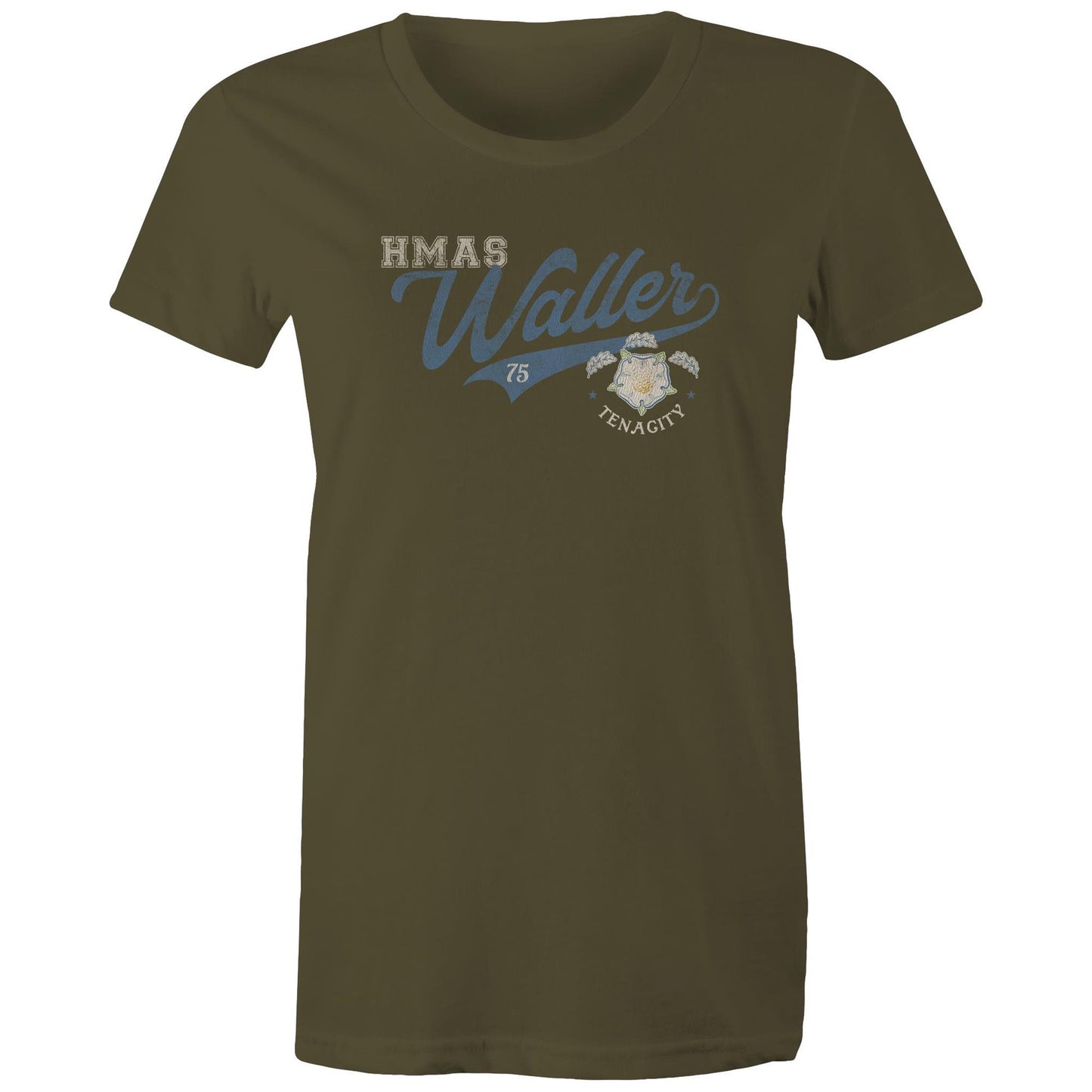 HMAS Waller SSG75 Women's T-shirt (style Bravo)