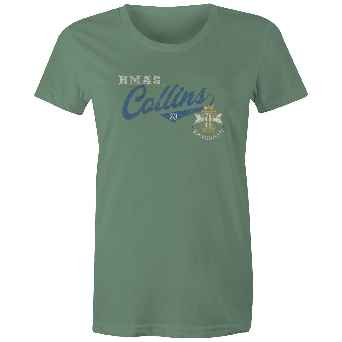 HMAS Collins SSG73 Women's T-shirt (style Bravo)