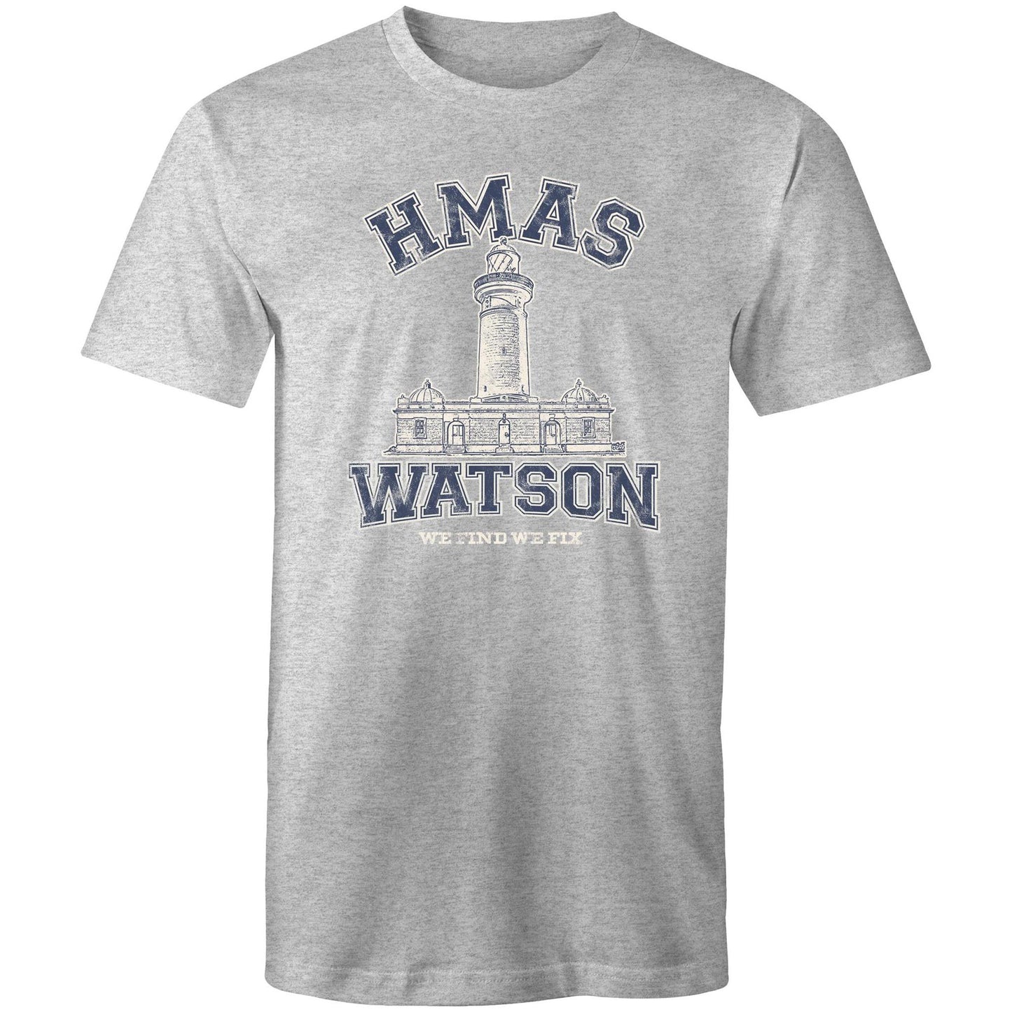 HMAS Watson Men's T-shirt (style Alpha, blue)