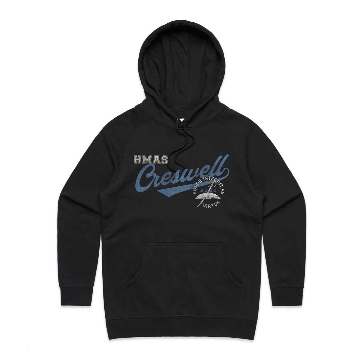 HMAS Creswell Women's Hoodie (style Bravo)