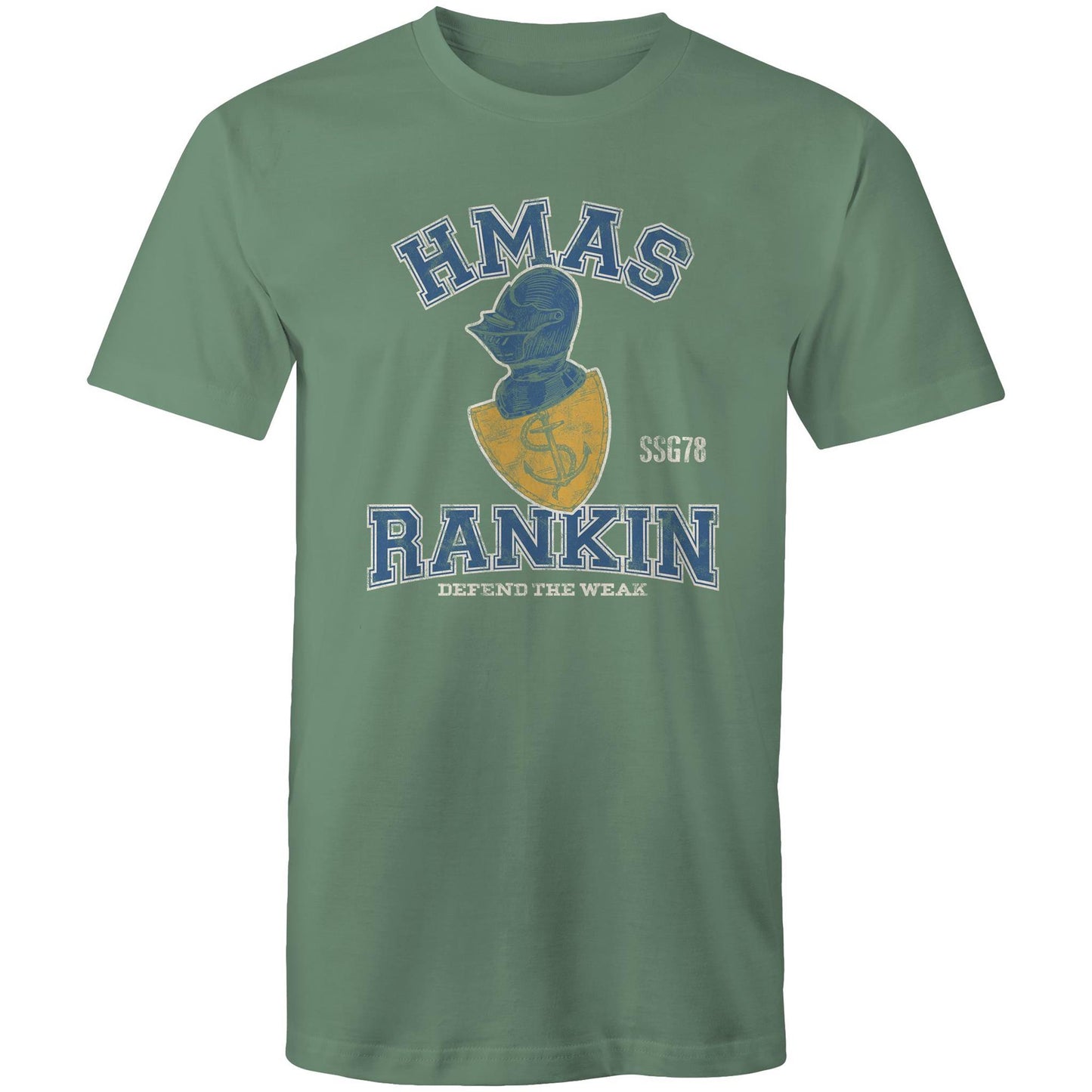 HMAS Rankin SSG78 Men's T-shirt (style Alpha, colour)