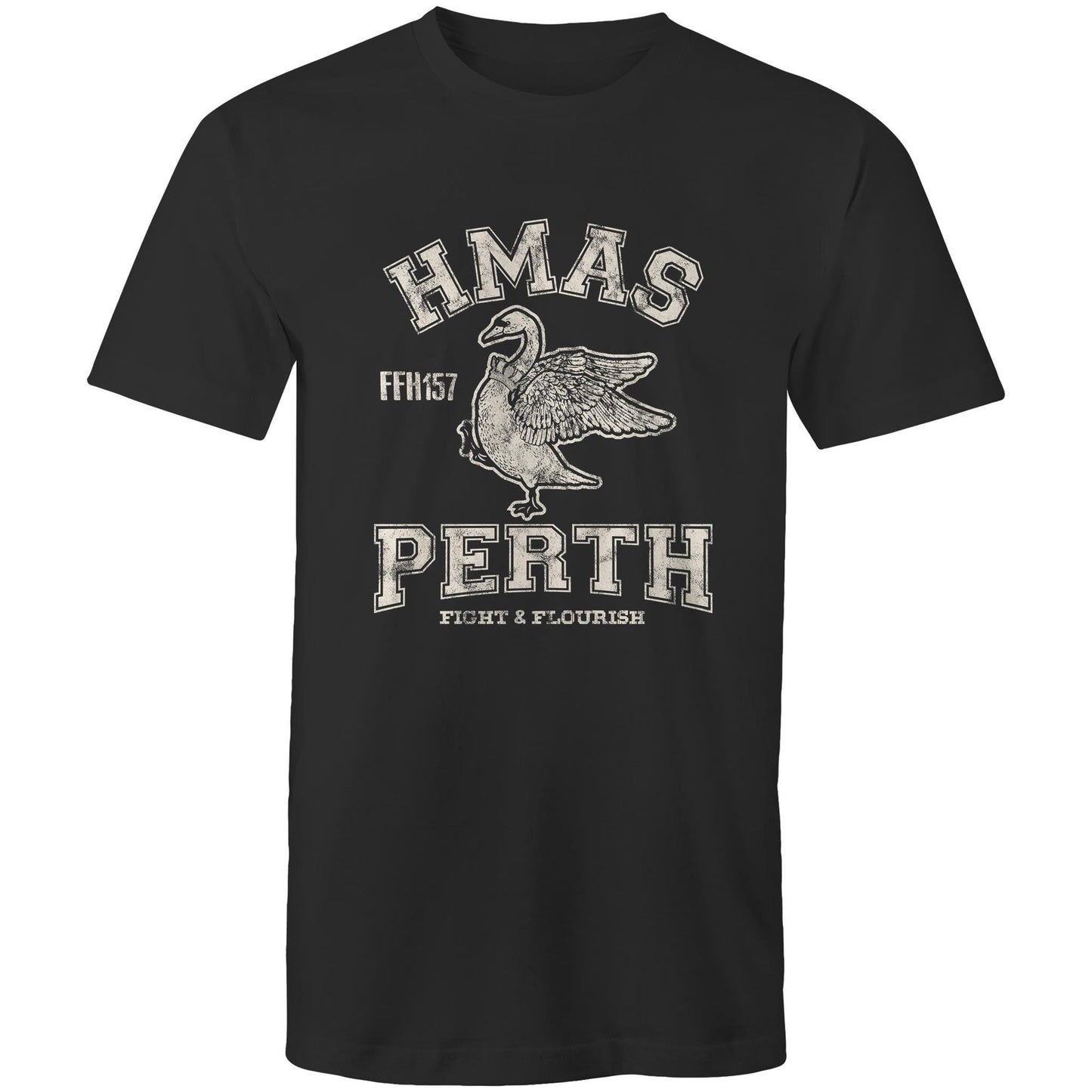 HMAS Perth (III) FFH157 Men's T-shirt (style Alpha, white)