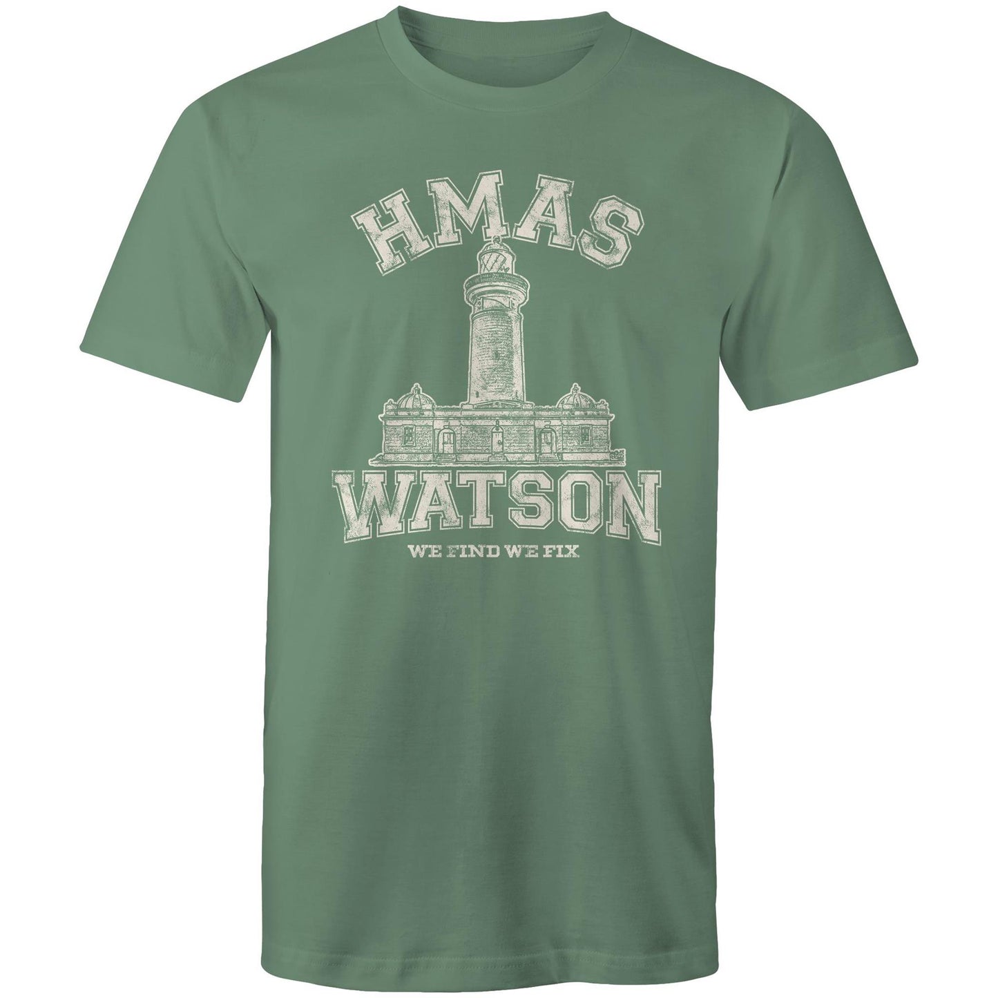 HMAS Watson Men's T-shirt (style Alpha, white)
