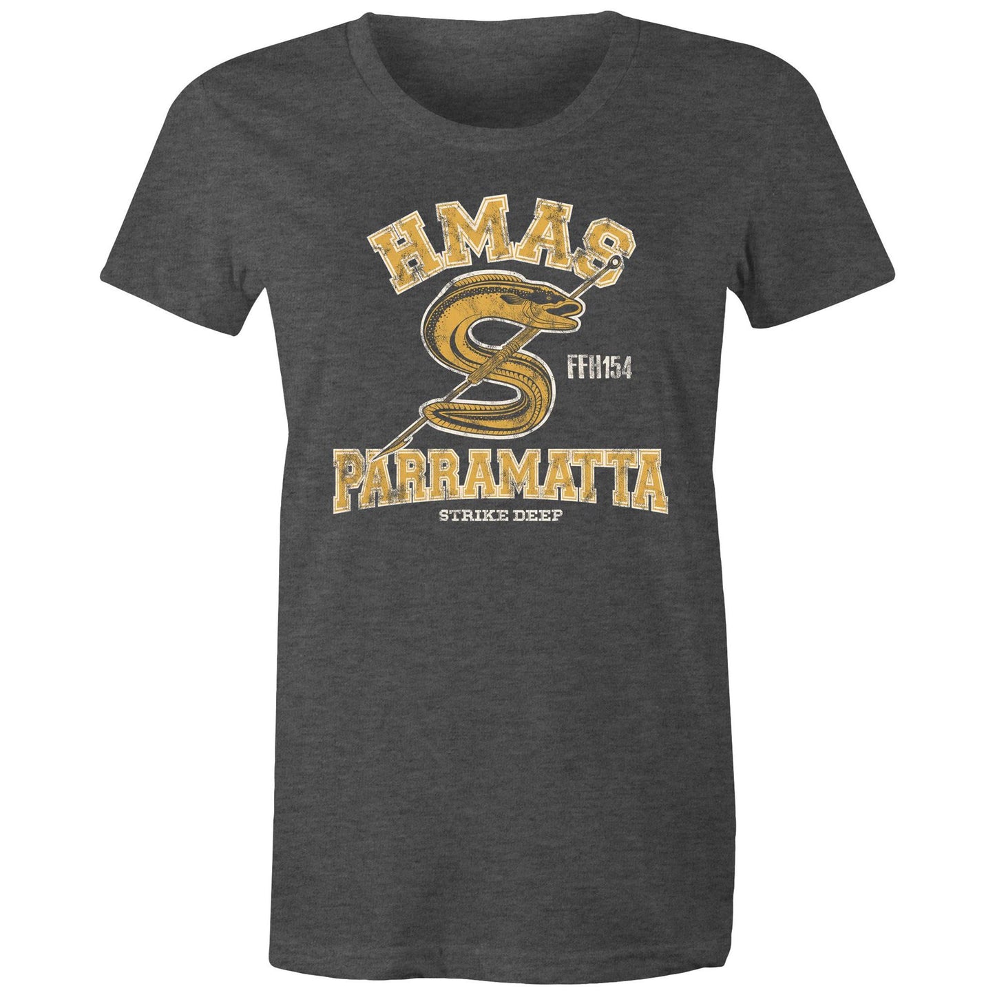 HMAS Parramatta (IV) FFH154 Women's T-shirt (style Alpha, colour)