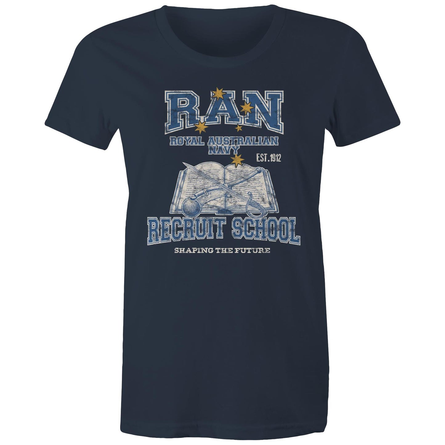 RAN Recruit School Women's T-shirt (style Alpha, colour)