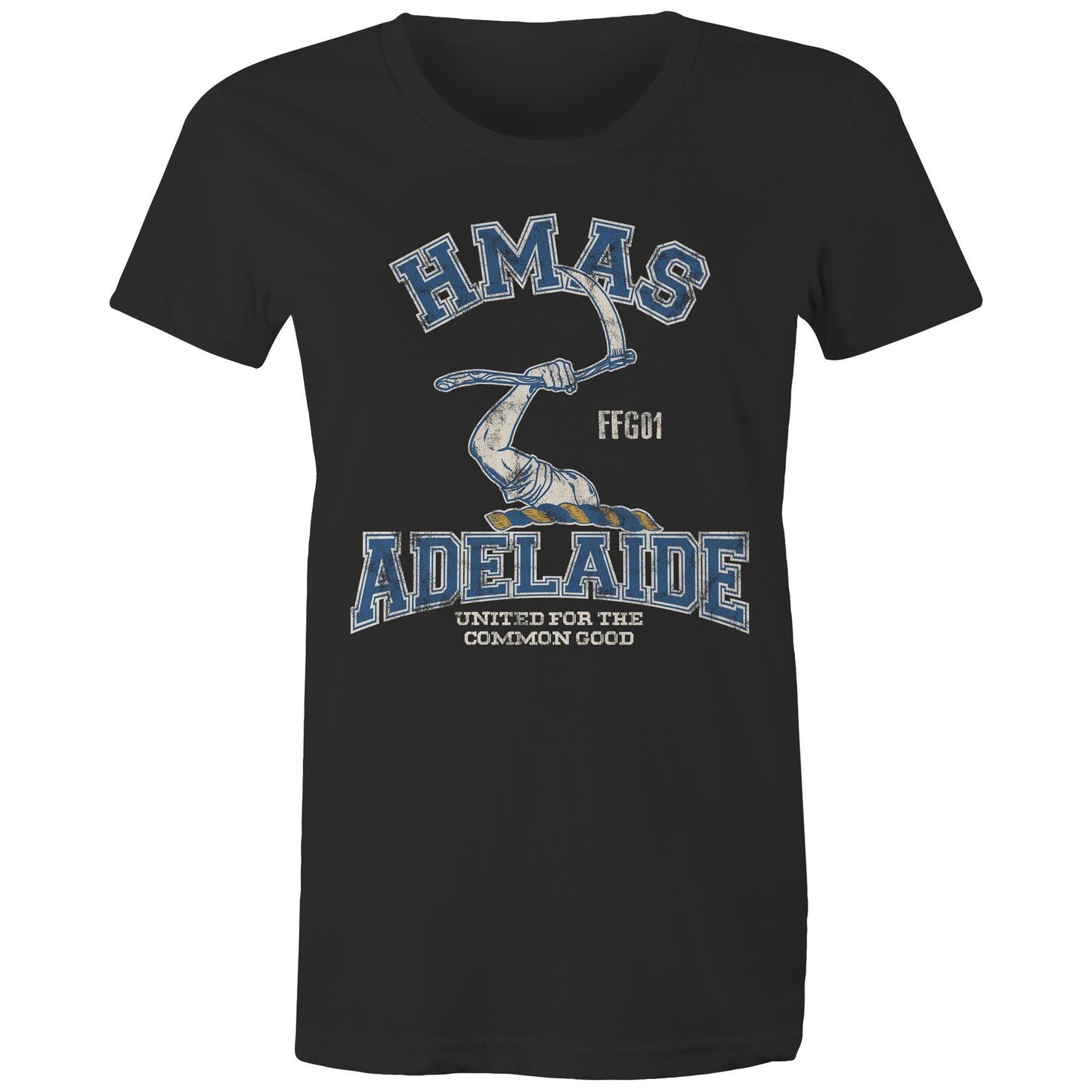 HMAS Adelaide (II) FFG01 Women's T-shirt colour (Style Alpha)