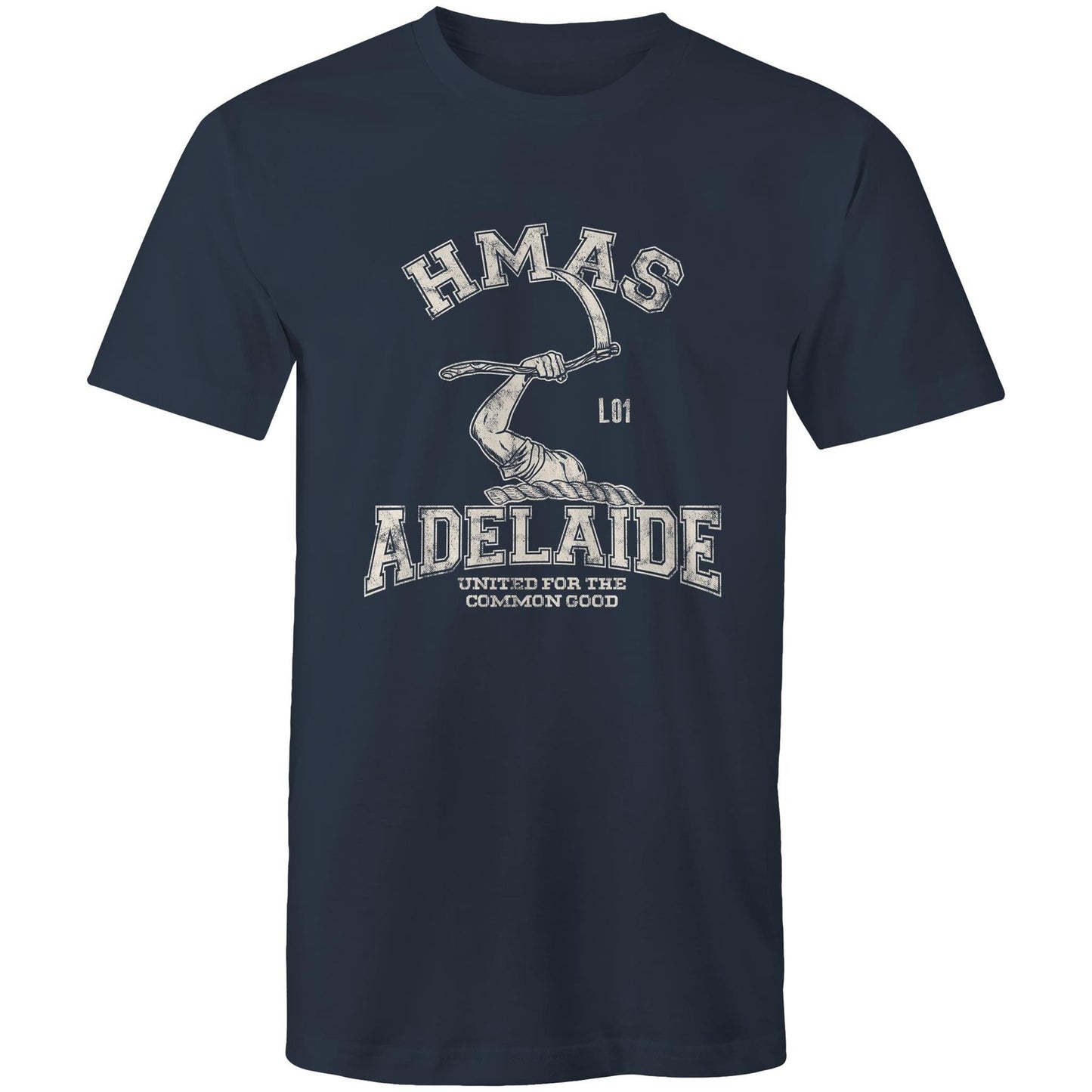 HMAS Adelaide (III) L01 Men's T-shirt (style Alpha, white)