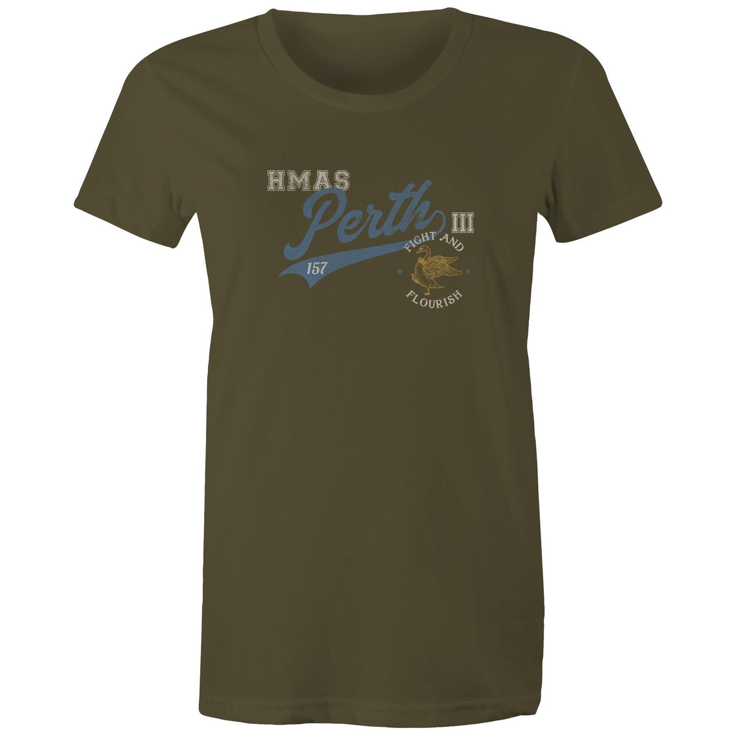 HMAS Perth (III) FFH157 Women's T-shirt (style Bravo)