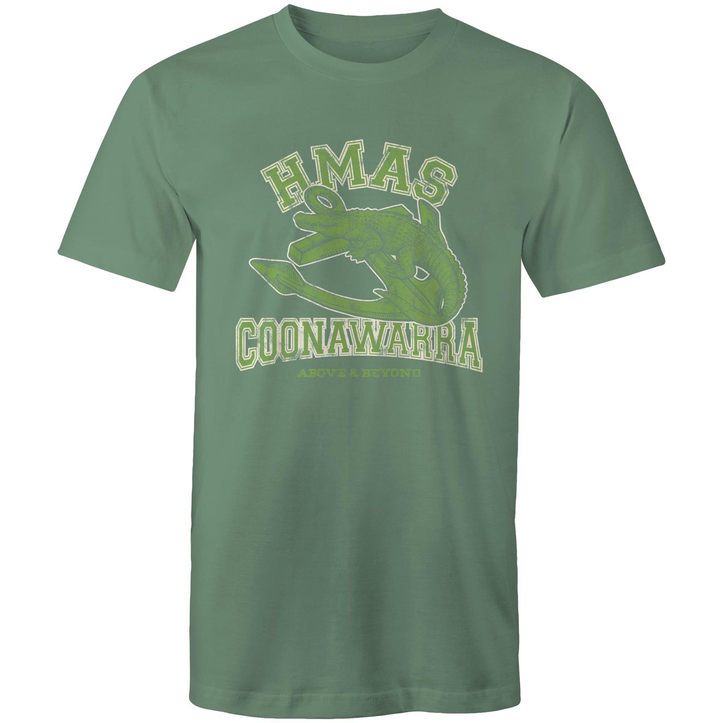 HMAS Coonawarra Men's T-shirt (style Alpha, colour)