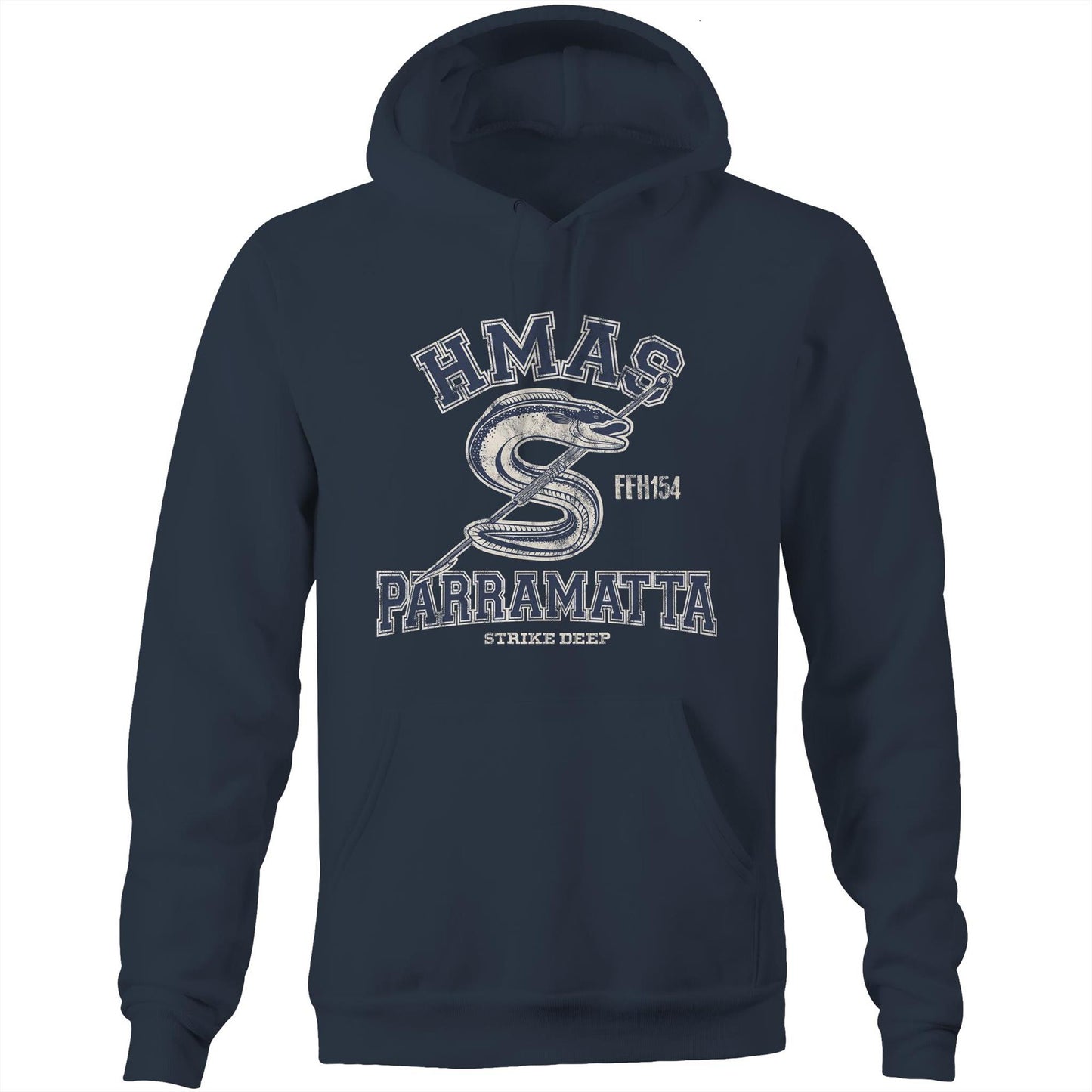 HMAS Parramatta (IV) FFH154 Men's Hoodie (style Alpha)