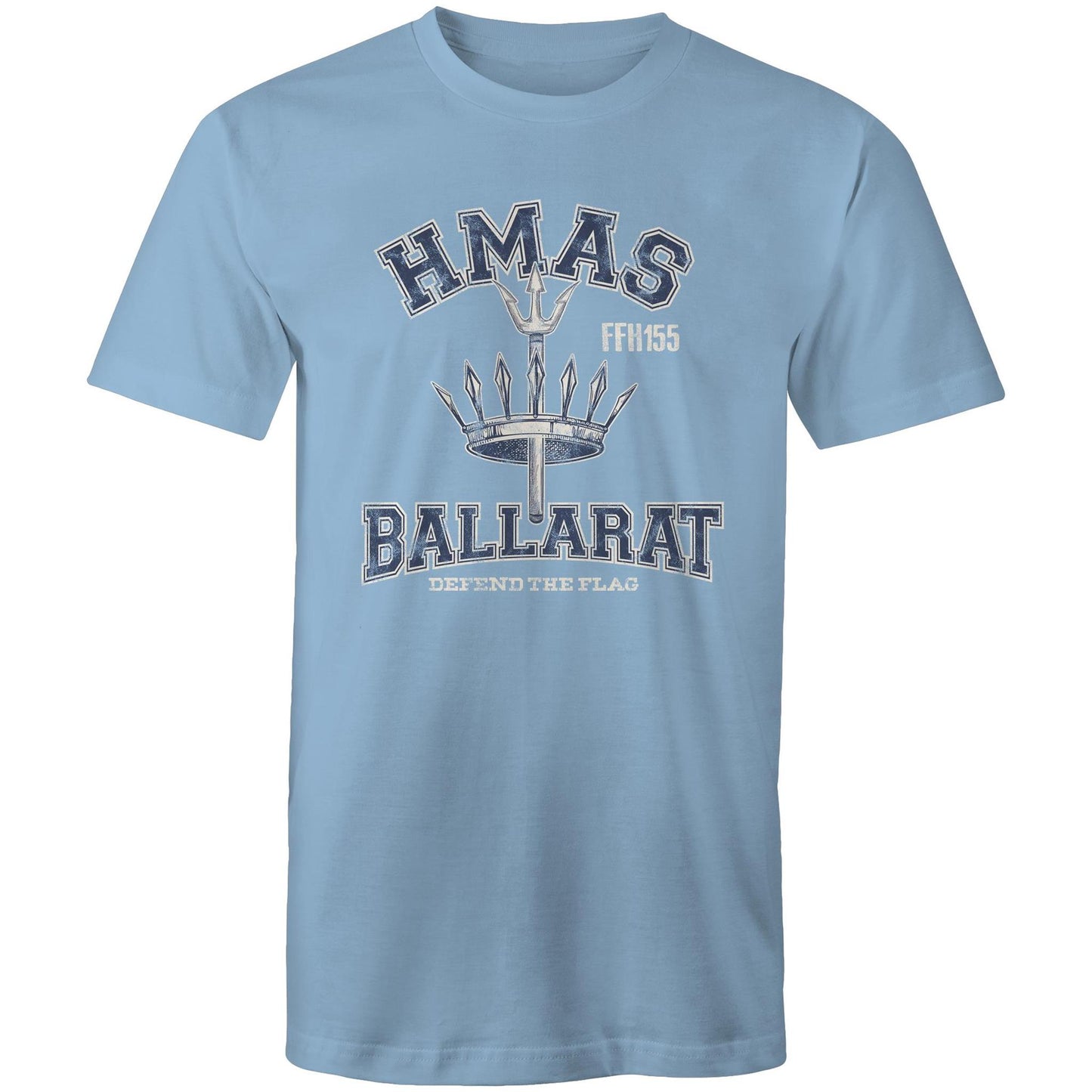 HMAS Ballarat (II) FFH155 Men's T-shirt (style Alpha, blue)