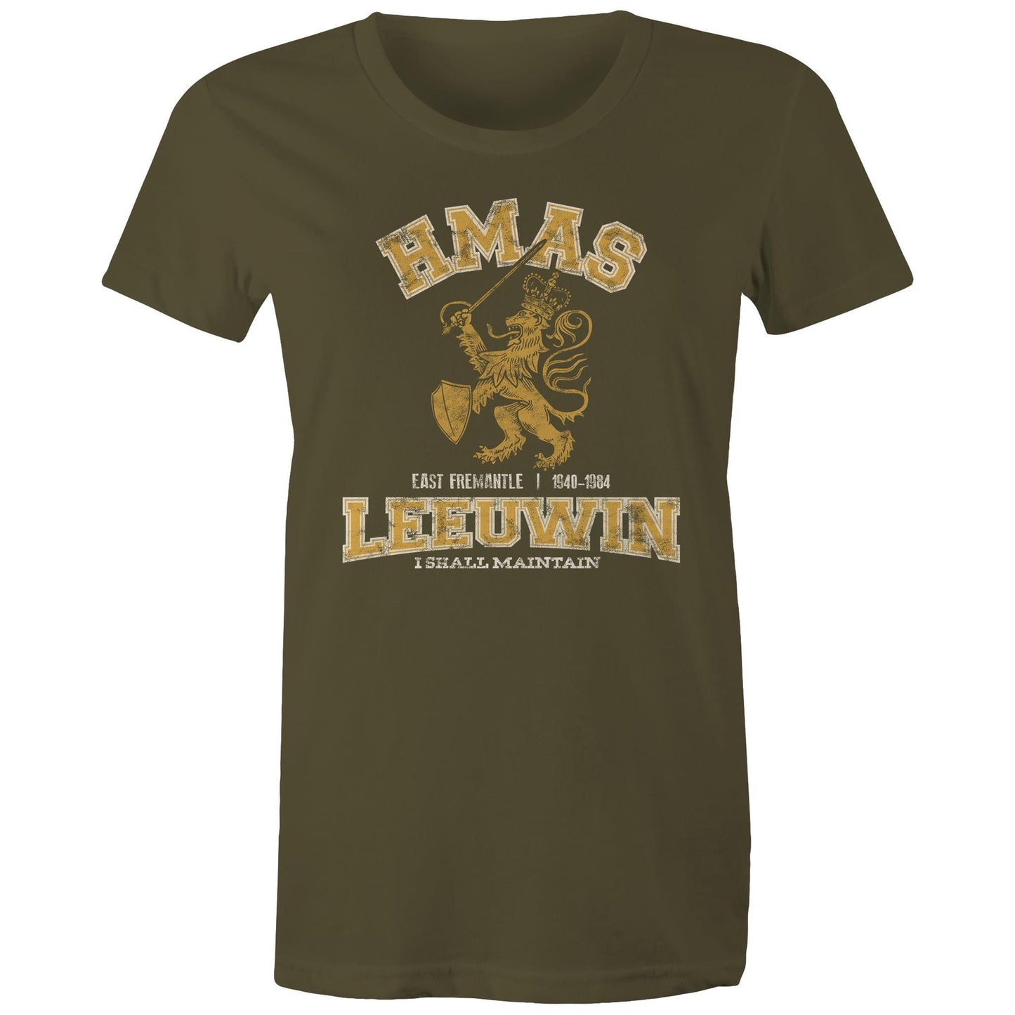 HMAS Leeuwin Women's T-shirt (style Alpha, colour)