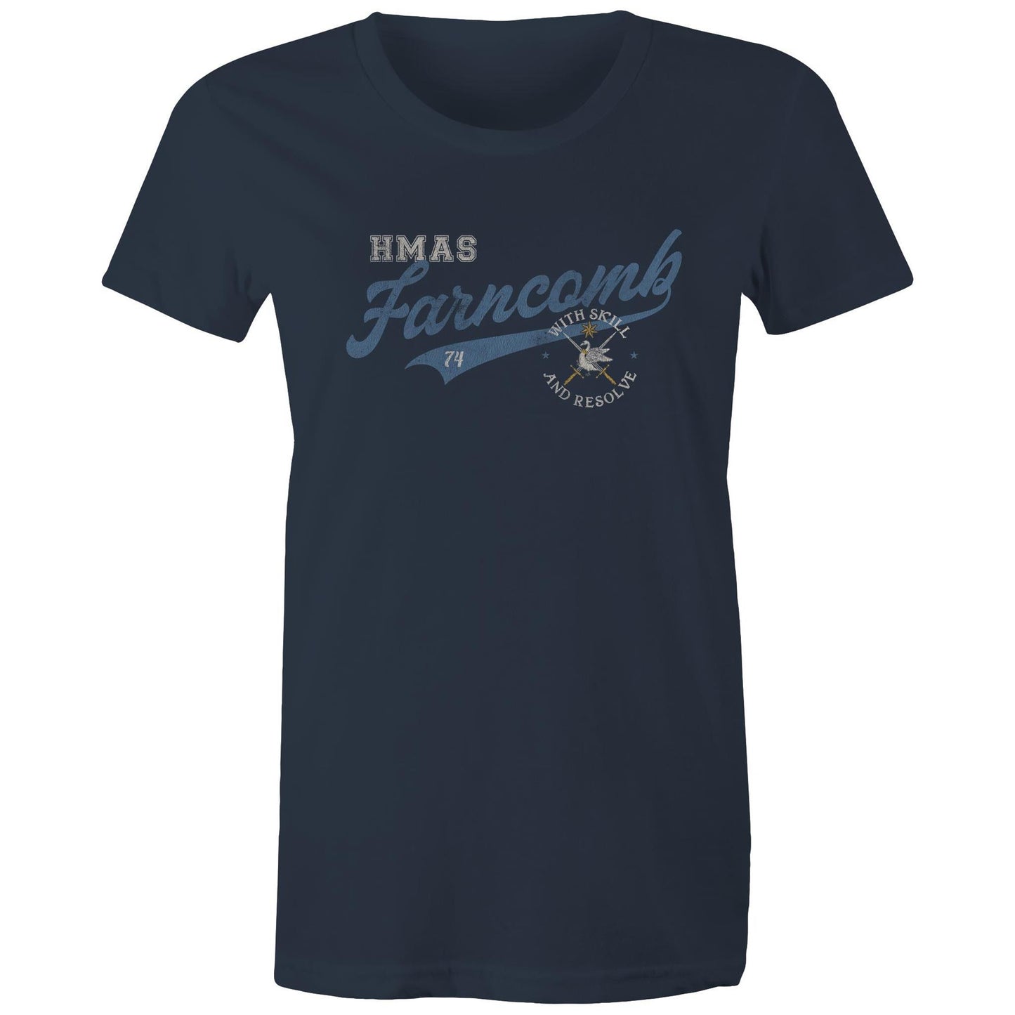 HMAS Farncomb SSG74 Women's T-shirt (style Bravo)