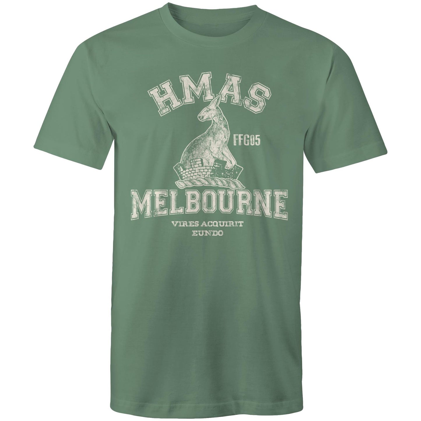 HMAS Melbourne (III) FFG05 Men's T-shirt (style Alpha, white)