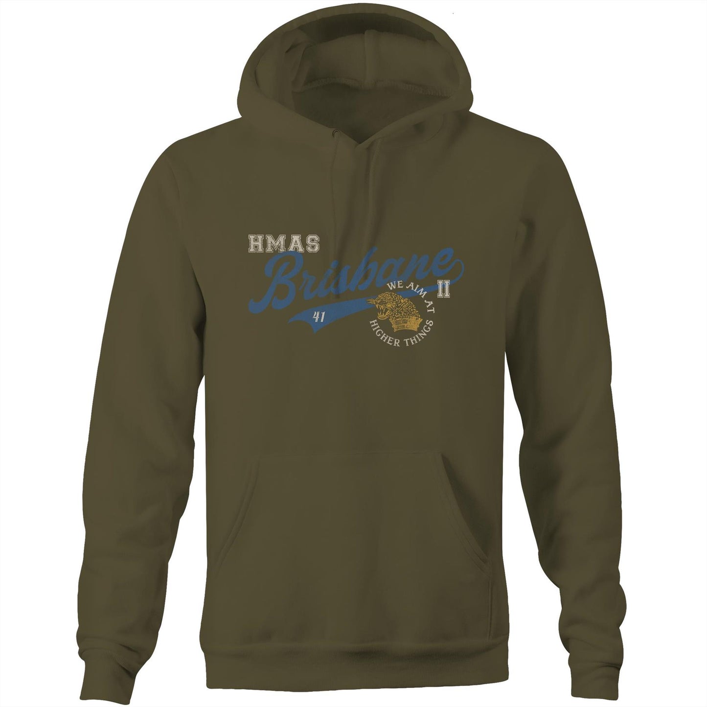 HMAS Brisbane (II) DDG41 Men's Hoodie (style Bravo)
