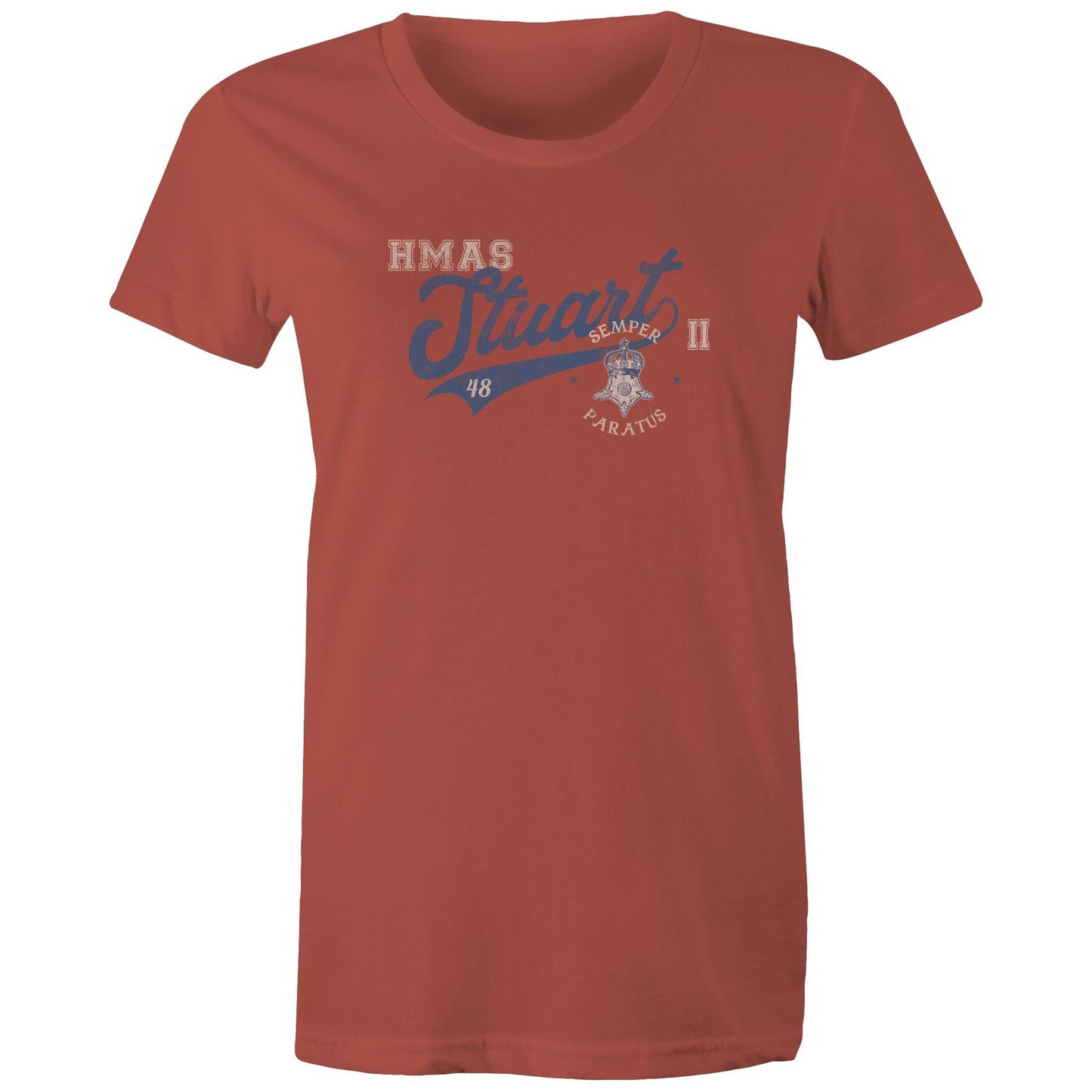 HMAS Stuart (II) DE48 Women's T-shirt (style Bravo)