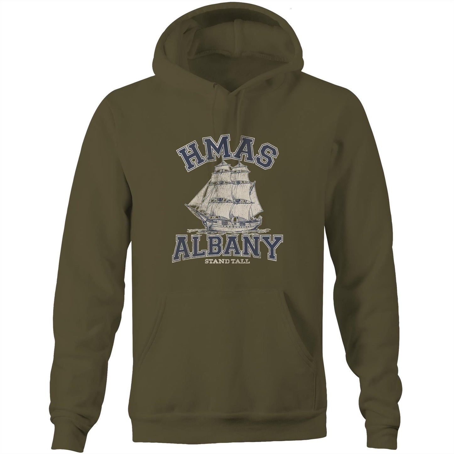 HMAS Albany P86 Men's Hoodie (style Alpha)