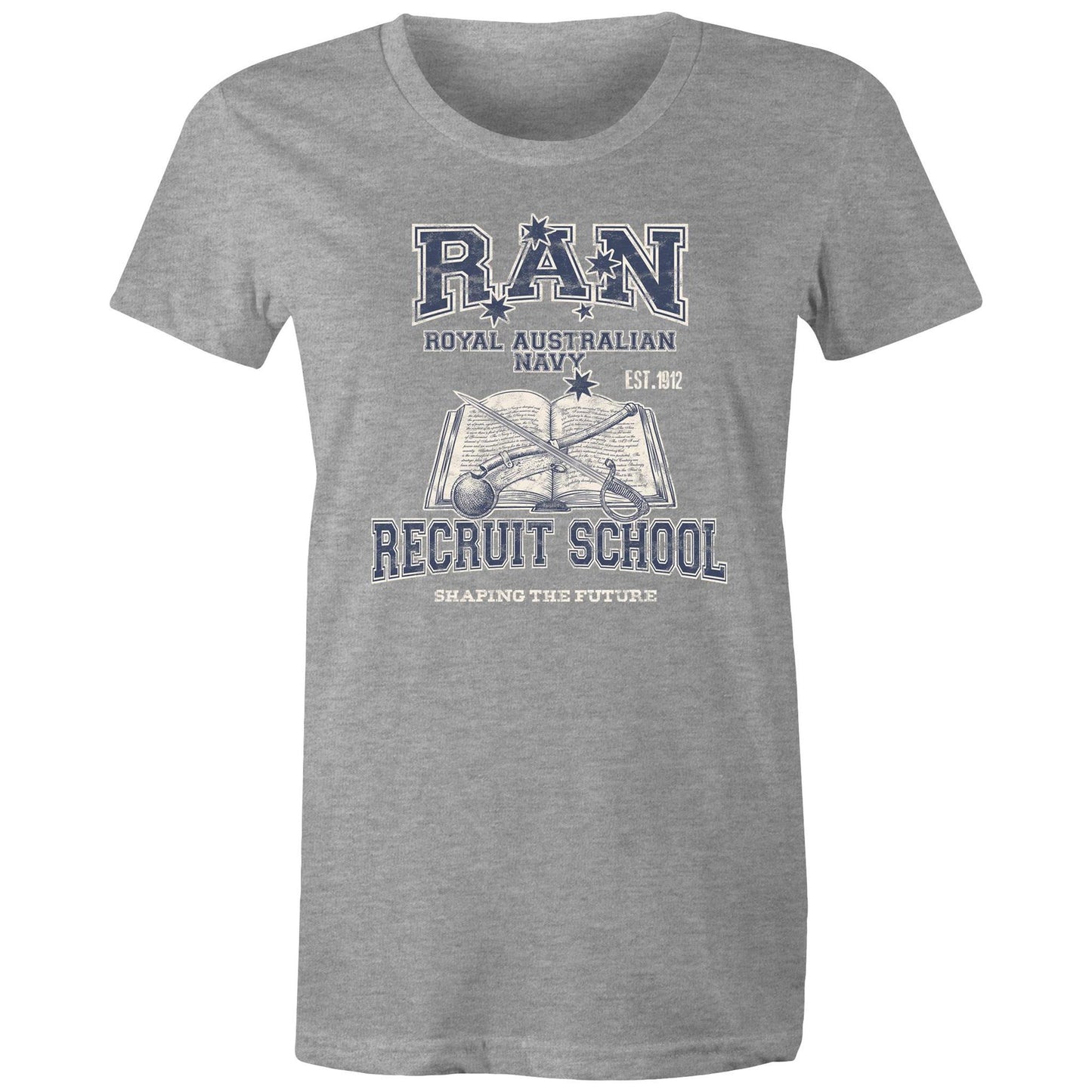 RAN Recruit School Women's T-shirt (style Alpha, blue)