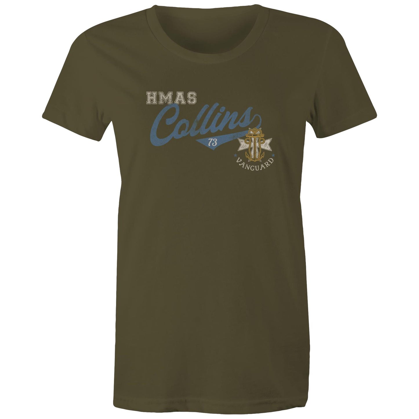 HMAS Collins SSG73 Women's T-shirt (style Bravo)