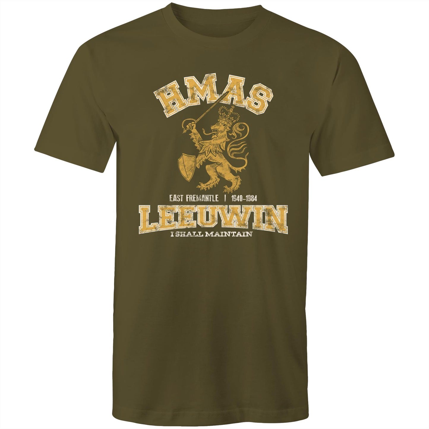 HMAS Leeuwin Men's T-shirt (style Alpha, colour)