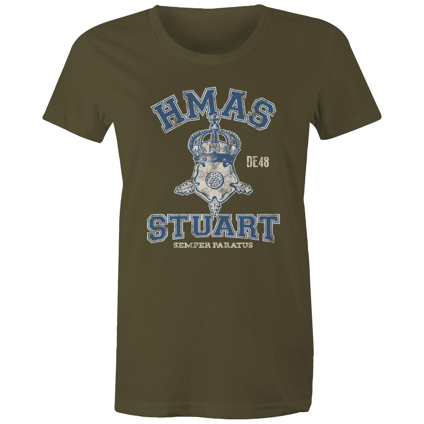 HMAS Stuart (II) DE48 Women's T-shirt (style Alpha, colour)