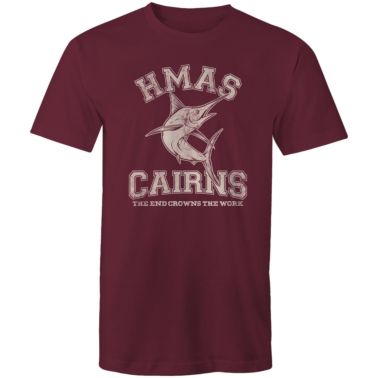 HMAS Cairns Men's T-shirt (style Alpha, white)