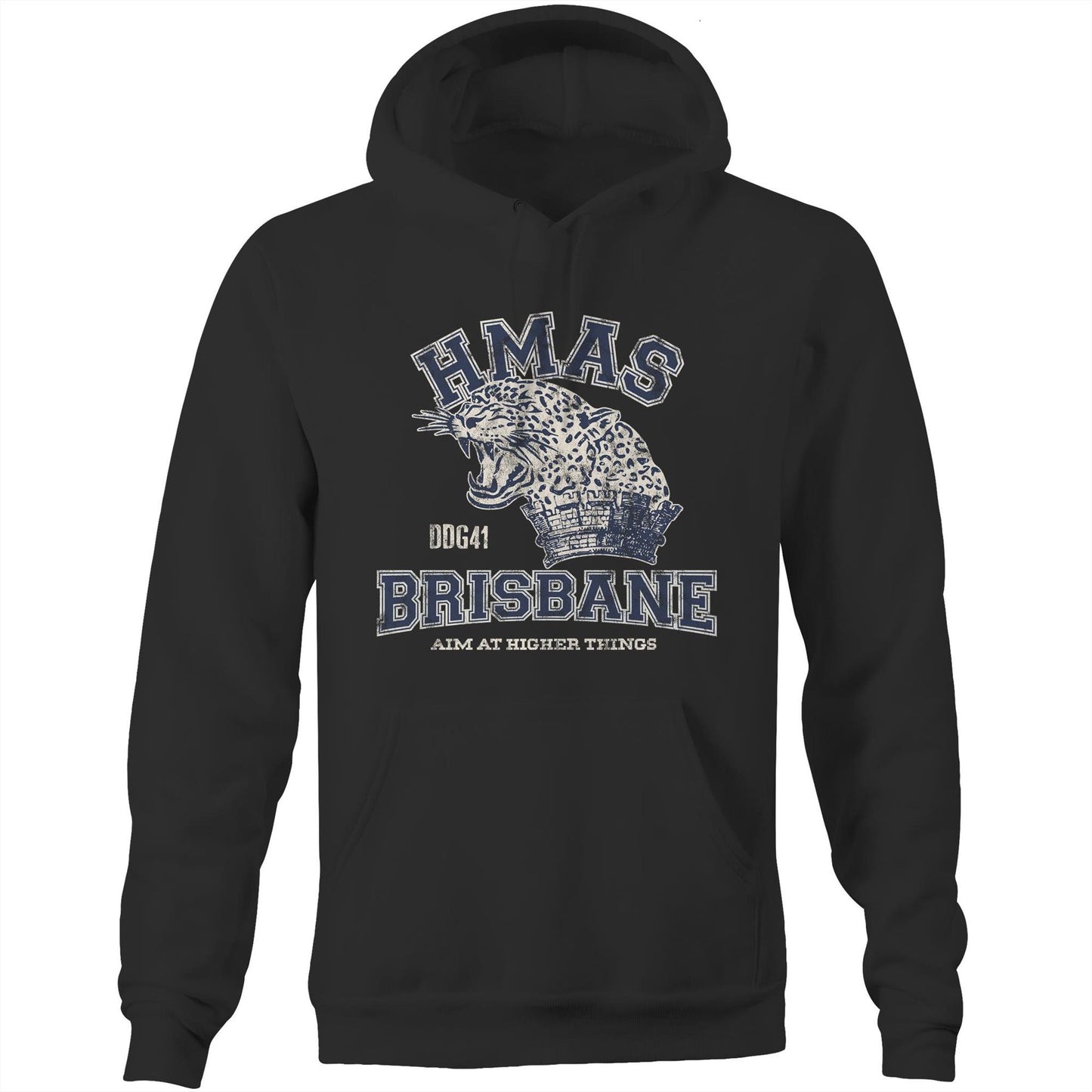 HMAS Brisbane (III) DDG41 Men's Hoodie (Style Alpha)