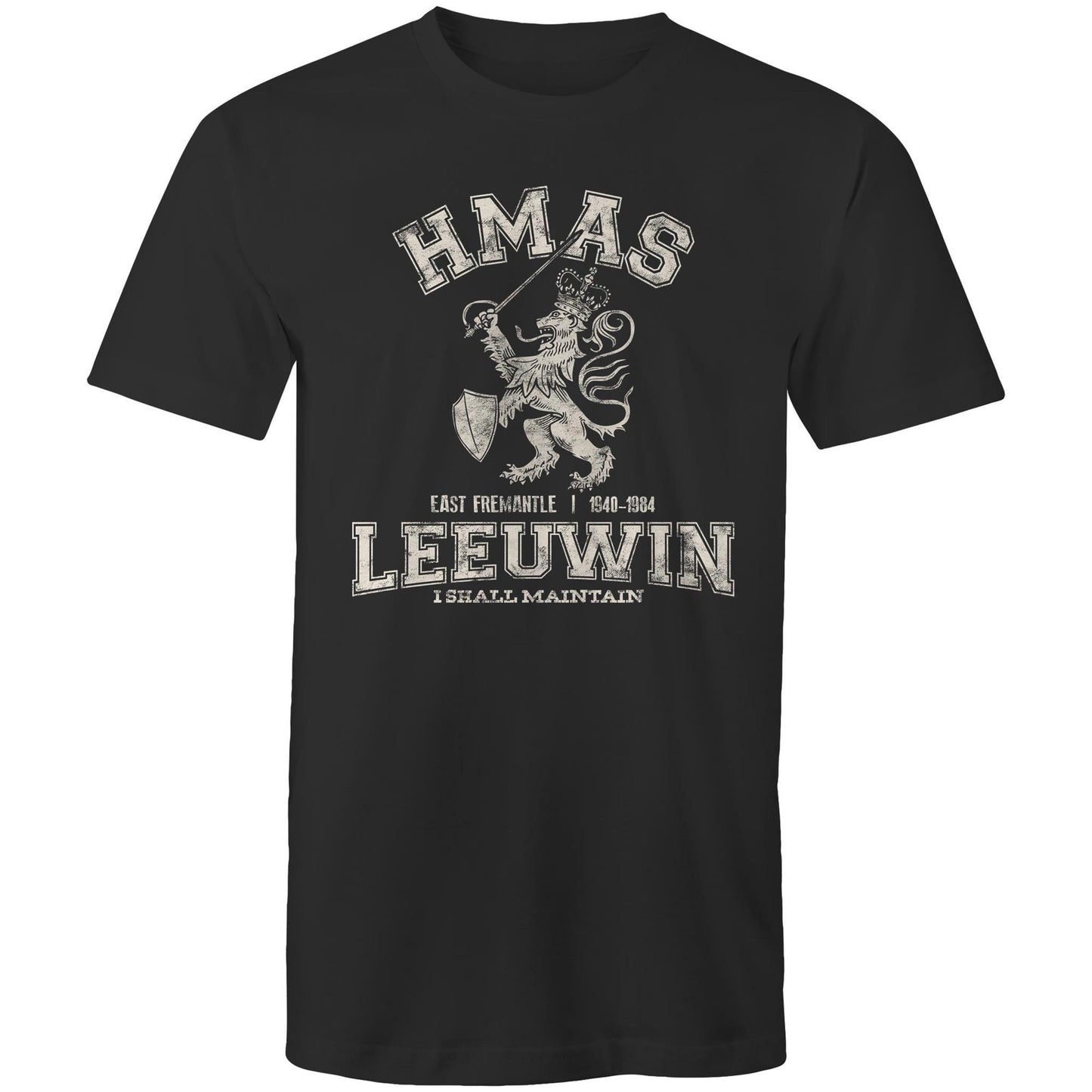 HMAS Leeuwin Men's T-shirt (style Alpha, white)