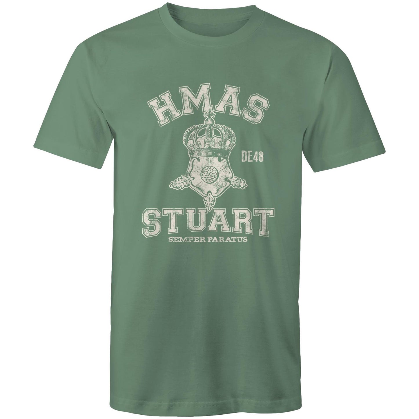 HMAS Stuart (II) DE48 Men's T-shirt (style Alpha, white)