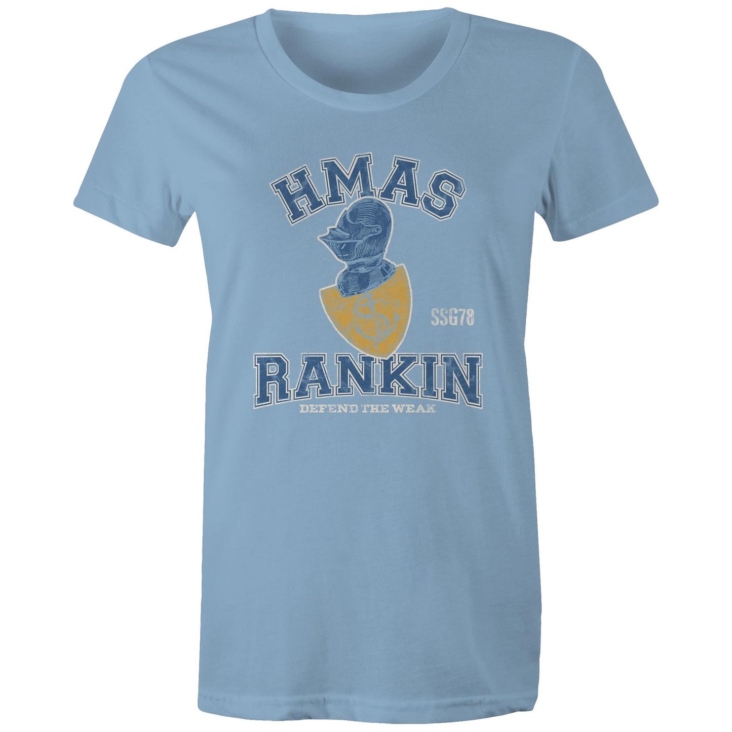 HMAS Rankin SSG78 Women's T-shirt (style Alpha, colour)