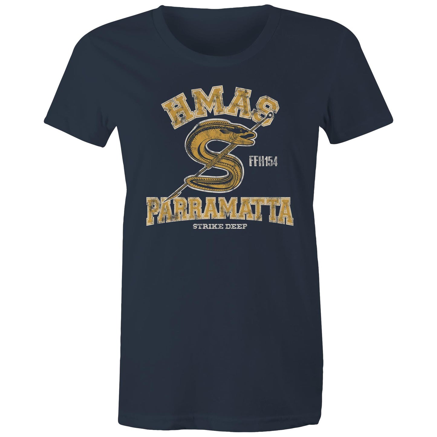 HMAS Parramatta (IV) FFH154 Women's T-shirt (style Alpha, colour)