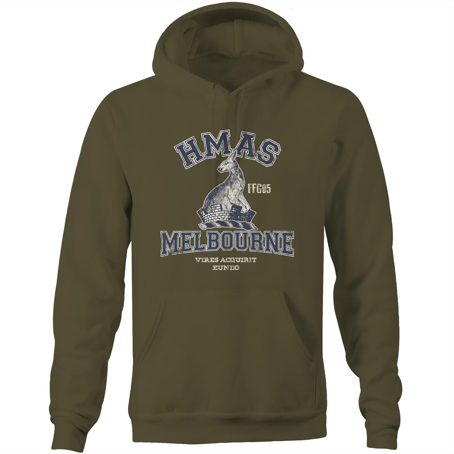 HMAS Melbourne (III) FFG05 Men's Hoodie (style Alpha)
