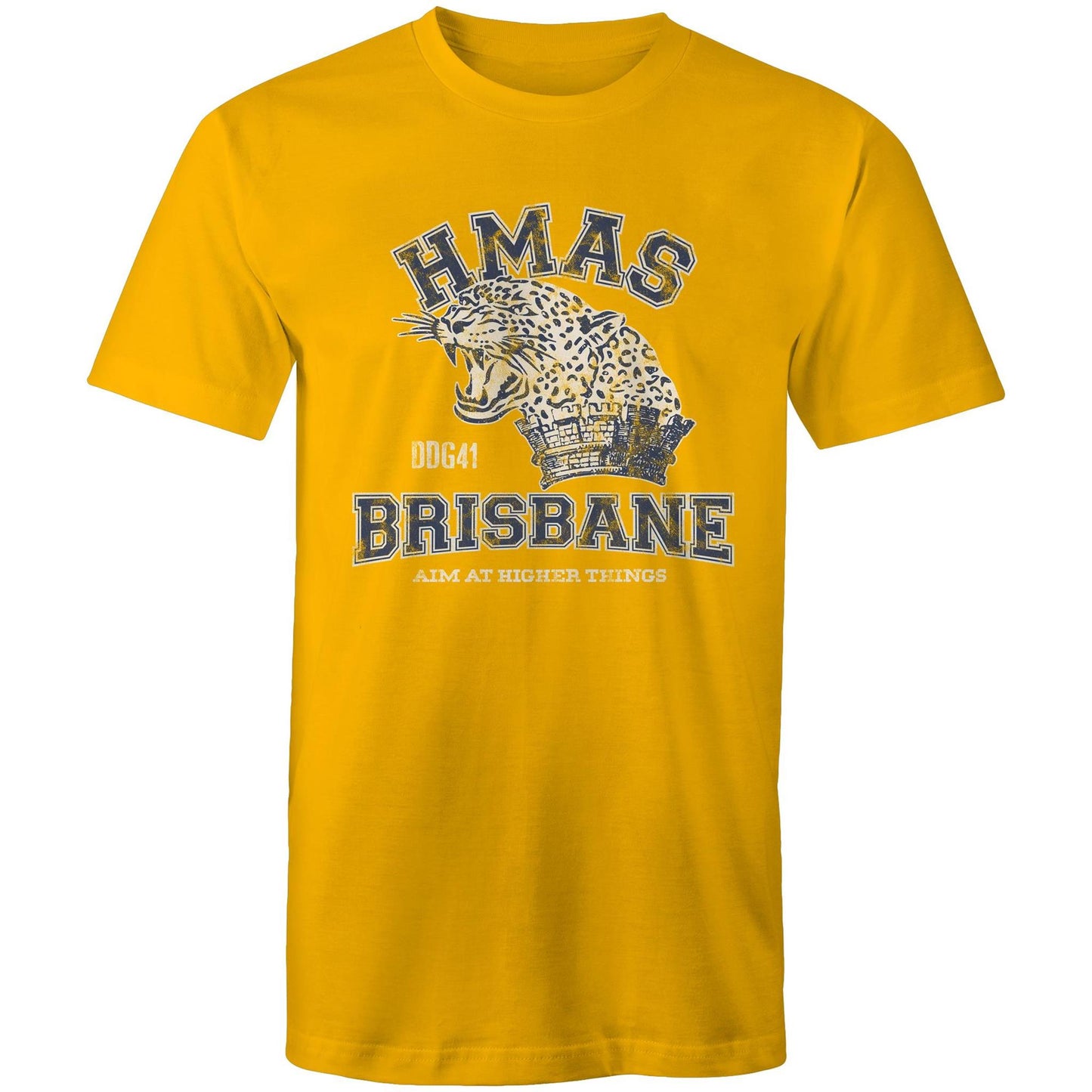 HMAS Brisbane (III) DDG41 Men's T-shirt (style Alpha, blue)
