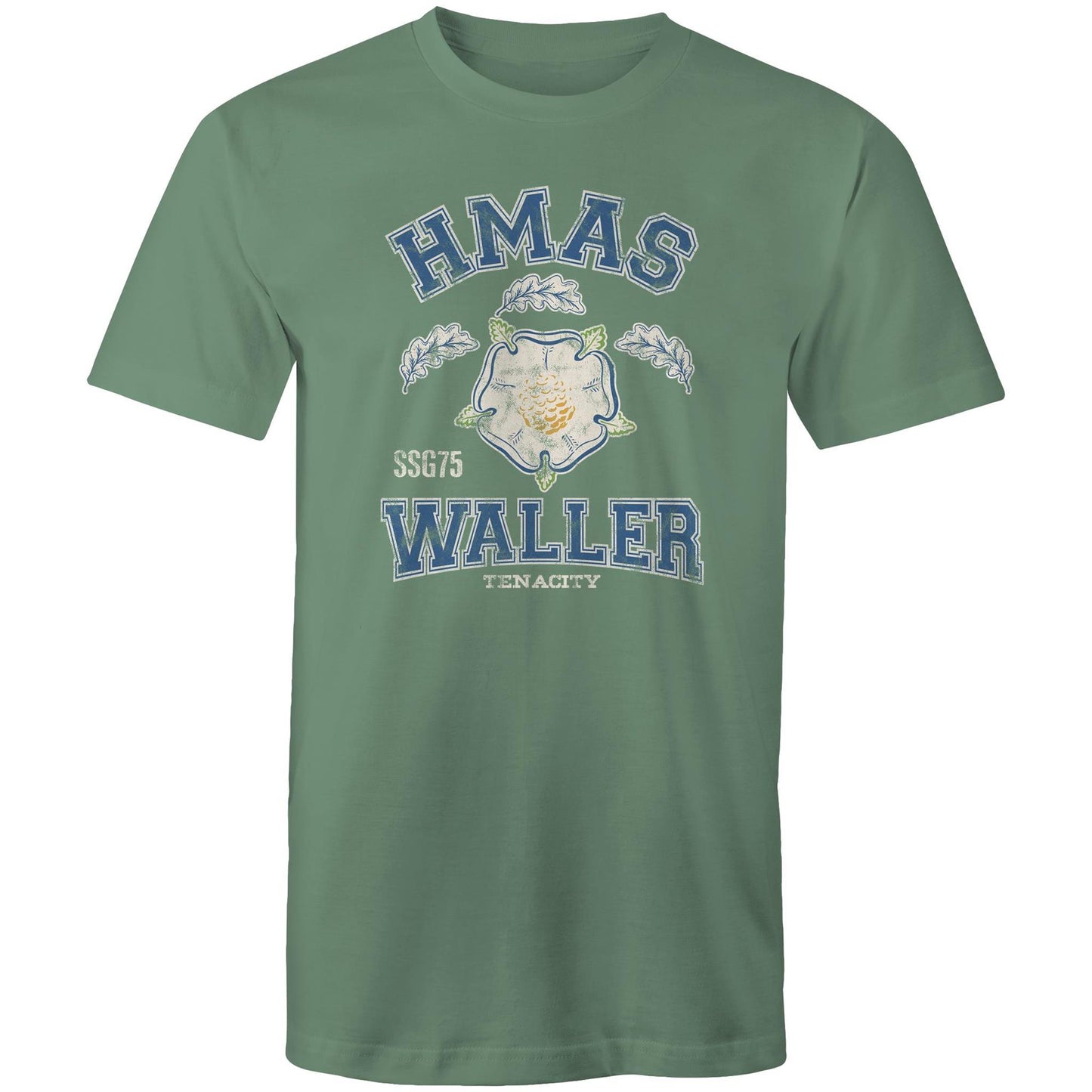 HMAS Waller SSG75 Men's T-shirt (style Alpha, colour)