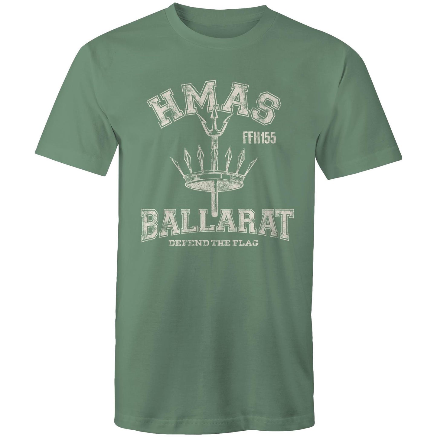 HMAS Ballarat (II) FFH155 Men's T-shirt (style Alpha, white)