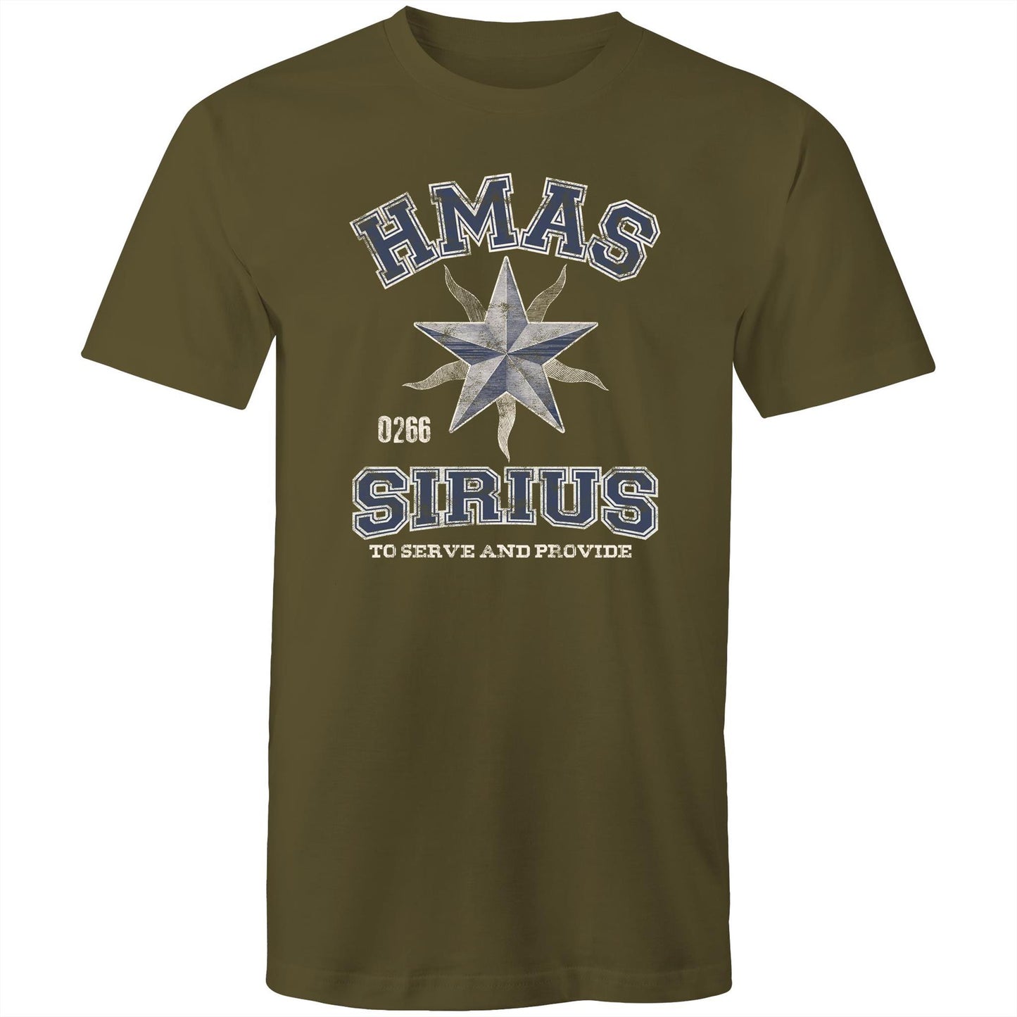 HMAS Sirius O266 Men's T-shirt (style Alpha, blue)