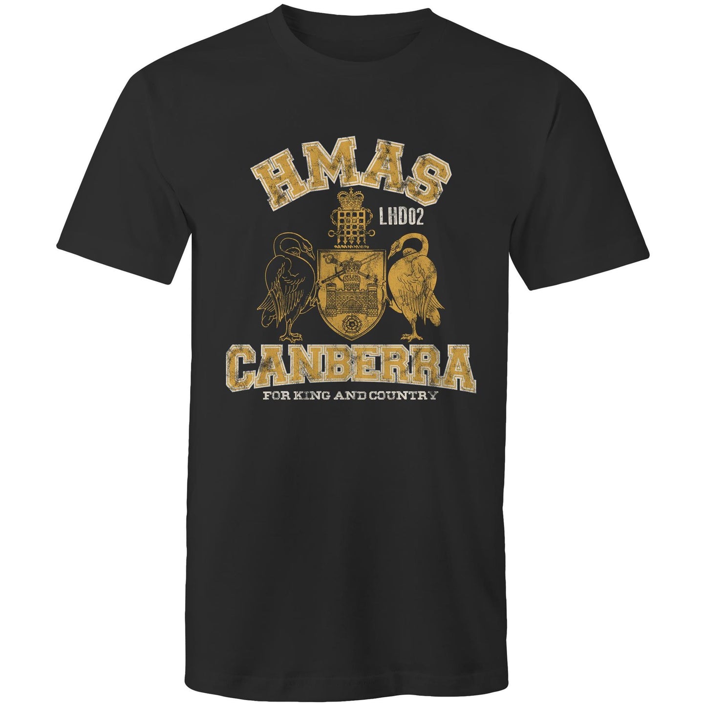 HMAS Canberra (III) L02 Men's T-shirt (style Alpha, colour)