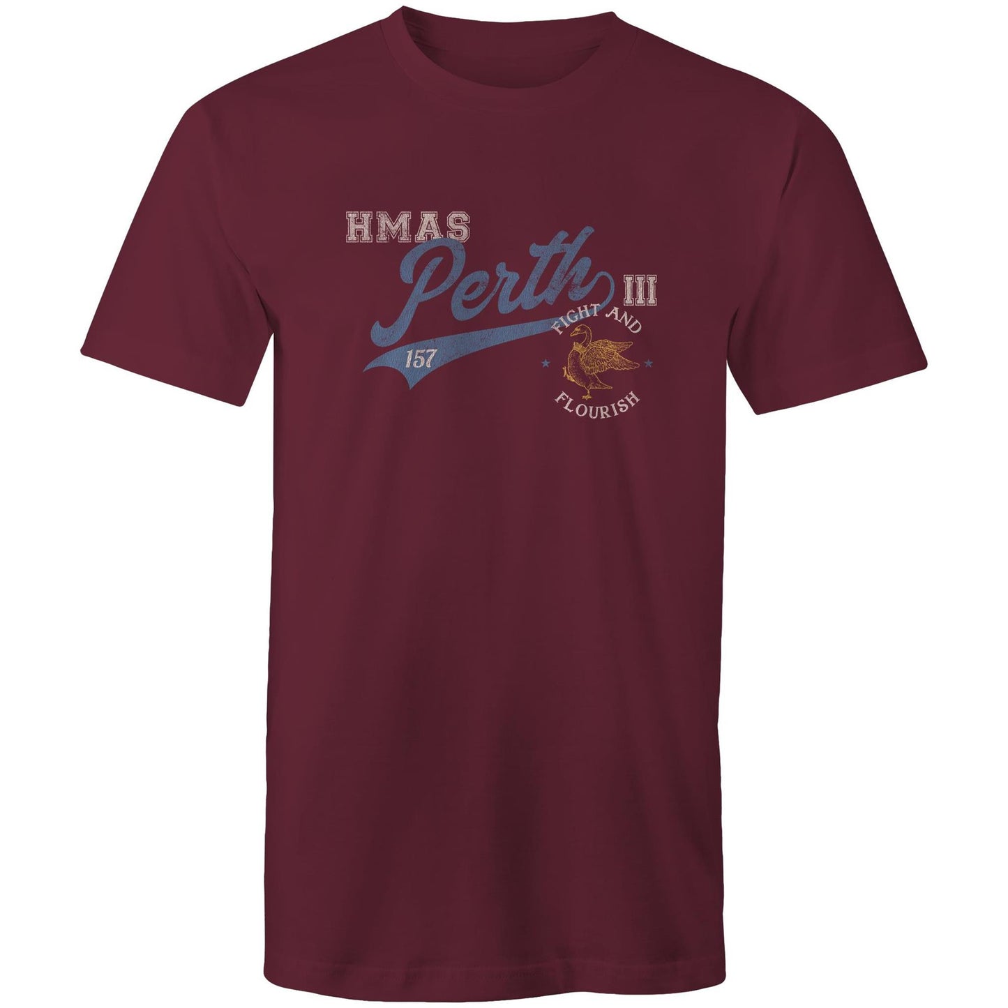 HMAS Perth (III) FFH157 Men's T-shirt (style Bravo)