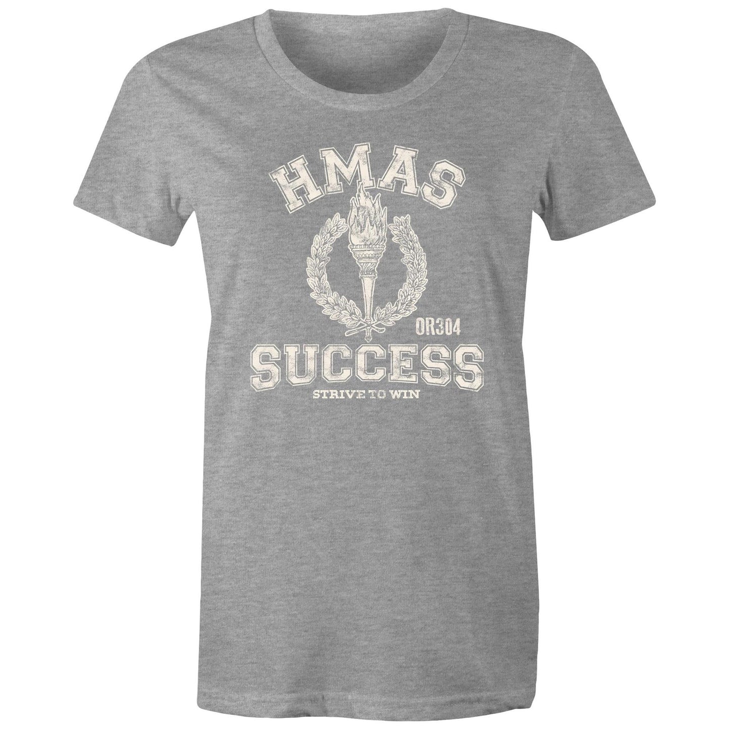 HMAS Success OR304 Women's T-shirt (style Alpha, white)