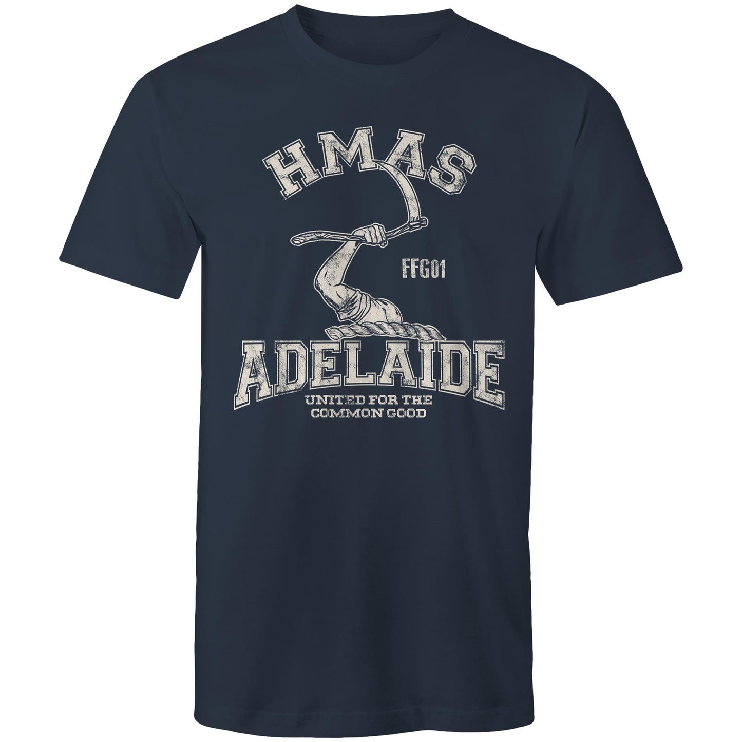 HMAS Adelaide (II) FFG01 Men's T-shirt white (Style Alpha)
