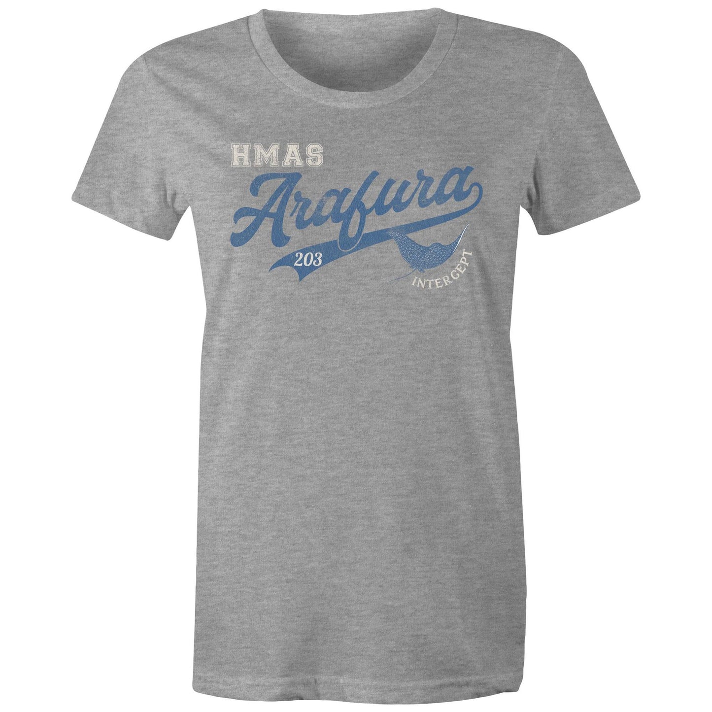 HMAS Arafura OPV203 Women's T-shirt (style Bravo)